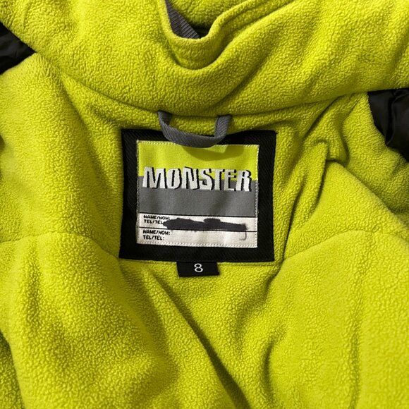 Monster kids snow pants and jacket Size 8 - Picture 5 of 10